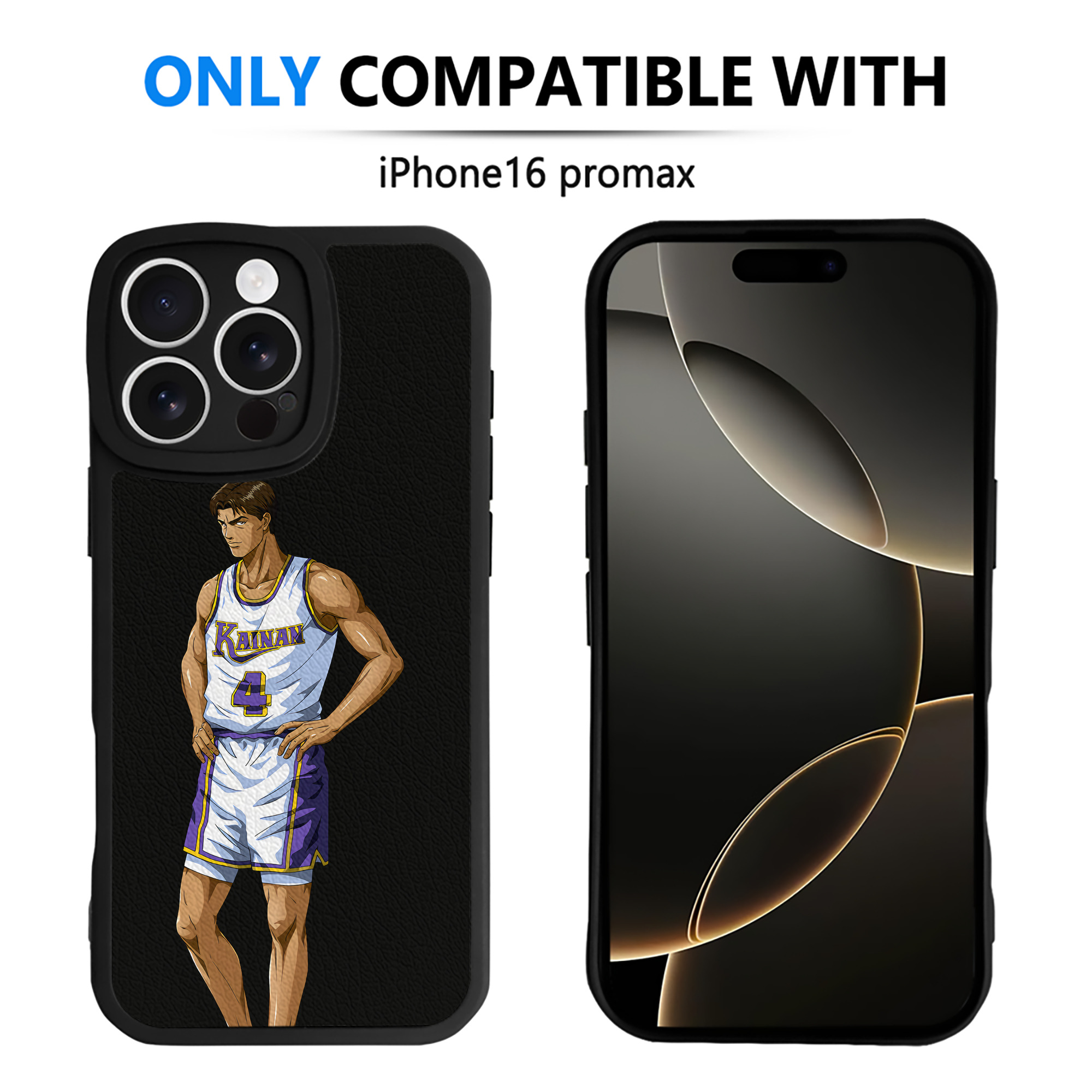 （画像用） SLAM DUNK／スラムダンク 【iPhone 16シリーズ対応】シリコンスマホケース（レザー調） 材質：シリコン
